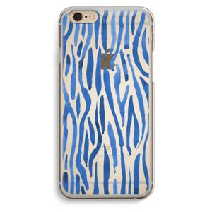 Blauwe nerven: iPhone 6 / 6S Transparant Hoesje