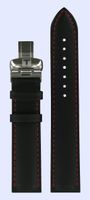 Horlogeband Tissot T600031780 Leder Zwart 19mm - thumbnail