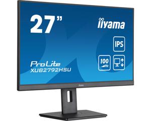 Iiyama XUB2792HSU-B6 Business LED-monitor Energielabel E (A - G) 68.6 cm (27 inch) 1920 x 1080 Pixel 16:9 0.4 ms HDMI, DisplayPort, Hoofdtelefoon (3.5 mm