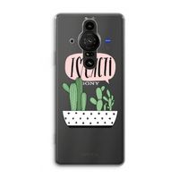 I love cacti: Sony Xperia Pro-I Transparant Hoesje