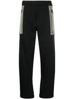 Alexander McQueen pantalon de jogging en coton à poches contrastantes - Noir