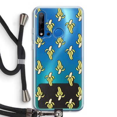Bananas: Huawei P20 Lite (2019) Transparant Hoesje met koord