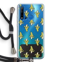 Bananas: Huawei P20 Lite (2019) Transparant Hoesje met koord