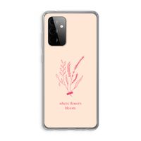 Where flowers bloom: Samsung Galaxy A72 Transparant Hoesje