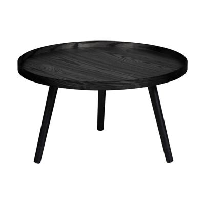 Woood Mesa bijzettafel Ø60 cm Zwart