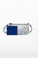 Grote 2-in-1 portemonnee met slangenprint - MATERIAL FINISHES - U Grote 2-in-1 portemonnee met slangenprint - MATERIAL FINISHES - U
