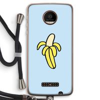 Banana: Motorola Moto Z Force Transparant Hoesje met koord Banana: Motorola Moto Z Force Transparant Hoesje met koord
