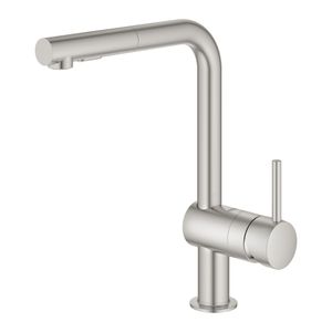 Grohe Minta Keukenkraan Met Uittrekbare Handdouche Dualspray Supersteel