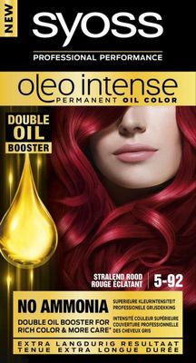 Syoss Color Oleo Intense 5-92 stralend rood haarverf (1 Set)