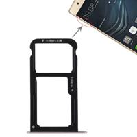 SIM-kaart lade + SIM-kaart lade/micro SD-kaart voor Huawei P9 Lite (goud)