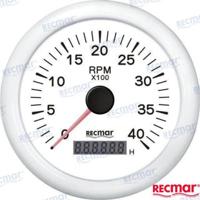 RECKY07306 - TOERENTELLER 1,0/10,0 - 0/4000 RPM WIT