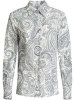 ETRO chemise boutonnée à imprimé cachemire - Gris - thumbnail