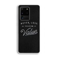 Never lose your value: Samsung Galaxy S20 Ultra Transparant Hoesje