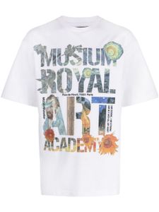 Musium Div. t-shirt à logo imprimé - Blanc