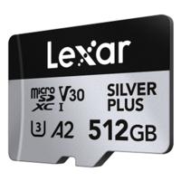 Micro SD kaart met adapter Lexar LMSSIPL512G-BNANG 512 GB