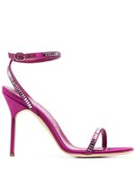 Manolo Blahnik sandales 100 mm à talon aiguille - Rose