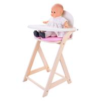 Poppenstoel Roze/Wit