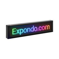 LED Display Board - 192 x 32 gekleurde LED - 96 x 15 cm - programmeerbaar via iOS en Android