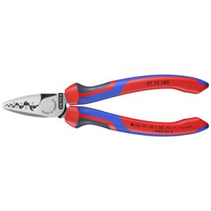 Knipex Aderendhülsenzange 97 72 180 Krimptang Adereindhulzen 0.25 tot 16 mm²