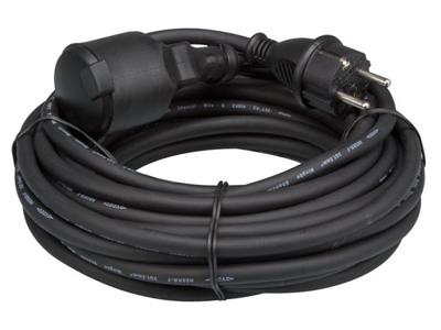 Rubber verlengkabel 10 m 3g1.5 penaarde - Velleman