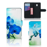 Xiaomi Redmi 8A Hoesje Orchidee Blauw - Cadeau voor je Moeder