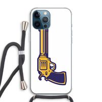 Pew Pew Pew: iPhone 12 Pro Max Transparant Hoesje met koord