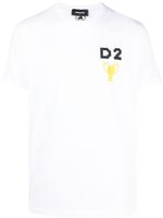 DSQUARED2 chemise à imprimé pixel - Blanc