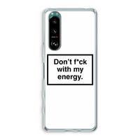 My energy: Sony Xperia 5 III Transparant Hoesje