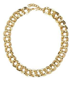 Monet Pre-Owned collier en chaîne épaisse (années 1980) - Or