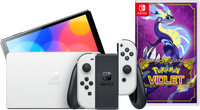 Nintendo Switch OLED Wit + Pokémon Violet - thumbnail