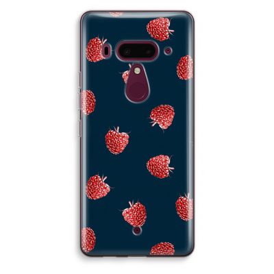 Framboosjes: HTC U12+ Transparant Hoesje