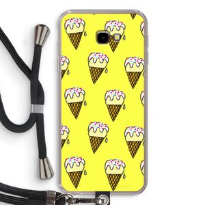 Isjes: Samsung Galaxy J4 Plus Transparant Hoesje met koord
