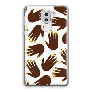 Hands dark: Honor 6X Transparant Hoesje