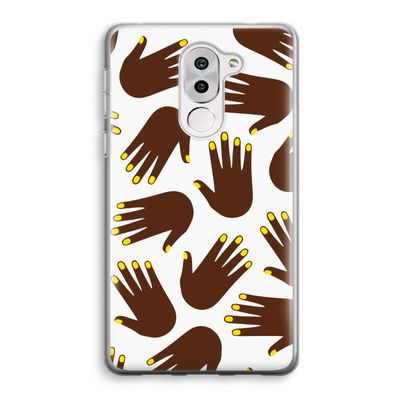 Hands dark: Honor 6X Transparant Hoesje