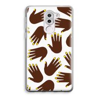 Hands dark: Honor 6X Transparant Hoesje