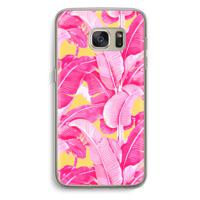 Pink Banana: Samsung Galaxy S7 Transparant Hoesje - thumbnail