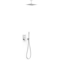 Regendouche set Tres Cuadro | Inbouw | Mengkraan | 2-weg | Vierkant | Chroom