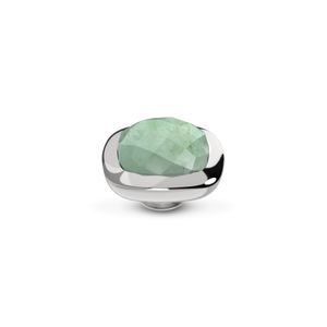Melano Vivid Lined Steentje Jade Zilver