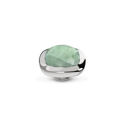Melano Vivid Lined Steentje Jade Zilver