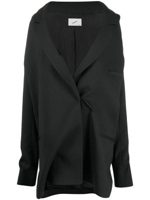 Coperni robe-blazer à simple boutonnage - Noir