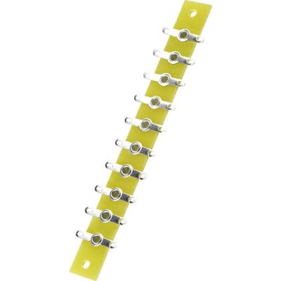 TRU COMPONENTS Soldeerlijst Enkele rij Totaal aantal polen 10 Epoxide (l x b x h) 120 x 12 x 1.6 mm 1 stuk(s)