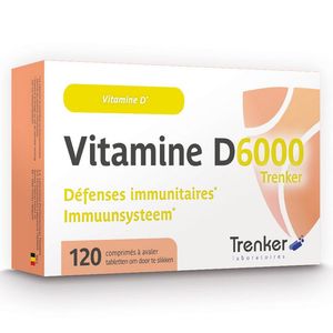 Trenker Vitamine D6000 Vitamine D 6000 IU 120 Tabletten