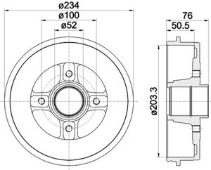 Textar Remtrommel 94019700