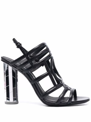 Ferragamo sandales Florenza à brides - Noir
