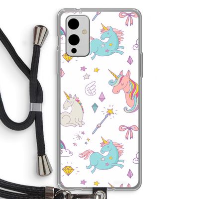 Fantasiewereld: OnePlus 9 Transparant Hoesje met koord