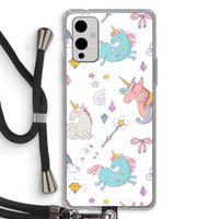 Fantasiewereld: OnePlus 9 Transparant Hoesje met koord