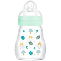 MAM Glazen Babyfles - 170ml - Blauw - Speen Flow 1
