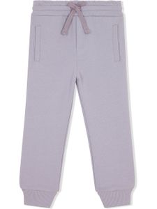 Dolce & Gabbana Kids pantalon de jogging à lien de resserrage - Violet