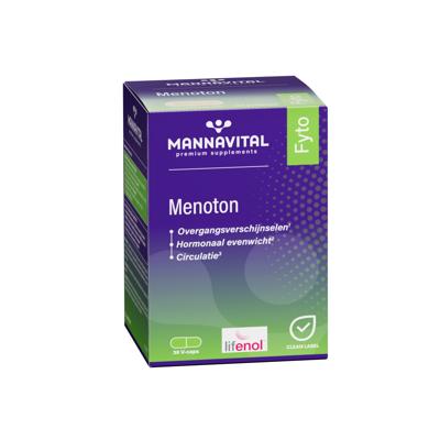 Mannavital Menoton 30 Plantaardige Capsules