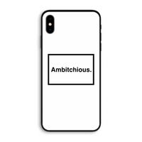 Ambitchious: iPhone XS Max Biologisch afbreekbaar hoesje